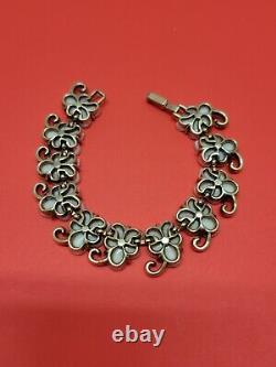 Vtg Trifari Alfred Philippe forget me not Bracelet 1950's