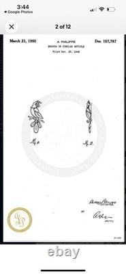 Vtg Trifari Petalette Bird Parrot Powder Blue Glass Gold Plated Philippe Brooch