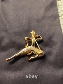 Vtg trifari alfred philippe brooch Ballerina Man