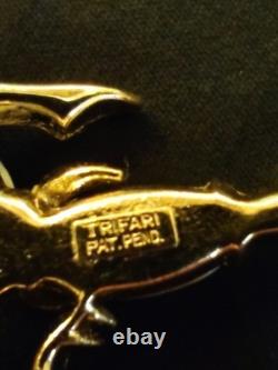 Vtg trifari alfred philippe brooch Ballerina Man
