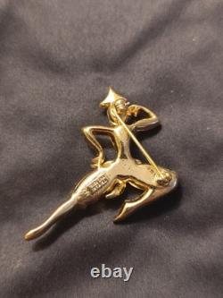 Vtg trifari alfred philippe brooch Ballerina Man