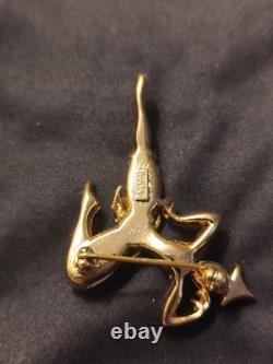 Vtg trifari alfred philippe brooch Ballerina Man
